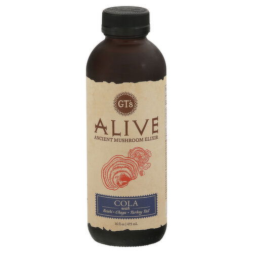 GT's Alive Ancient Mushroom Elixir, Cola