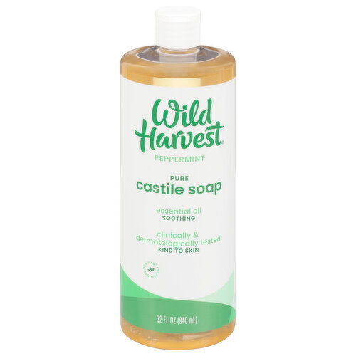 Wild Harvest Soap, Castile, Pure, Peppermint