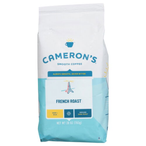 Cameron's Coffee, Smooth, Ground, Dark Roast, French Roast