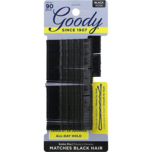 Goody Bobby Pins, Black