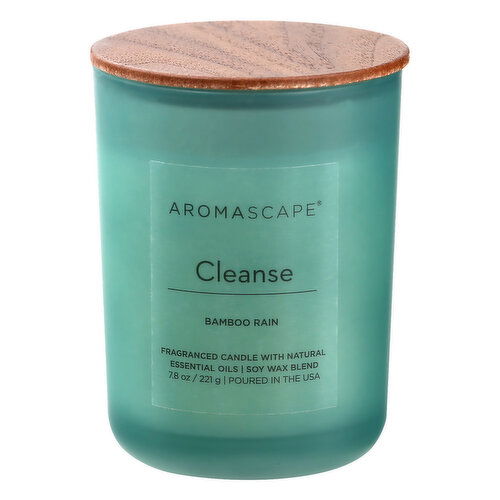 Aromascape Candle, Bamboo Rain, Cleanse