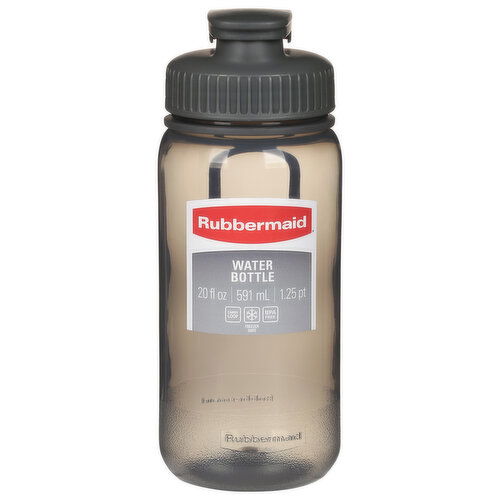 Rubbermaid Water Bottle, Essentials, Chug Cool Gray, 20 Ounces