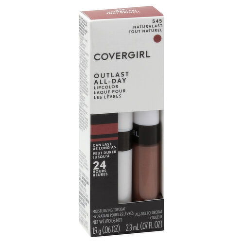 CoverGirl Outlast Lipcolor, All-Day, Naturalast 545