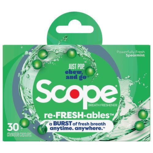 Scope Re-Fresh-ables Breath Freshener, Spearmint