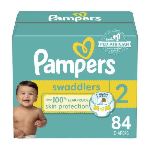 Pampers Swaddlers Swaddlers Diaper Size 2 84 Count