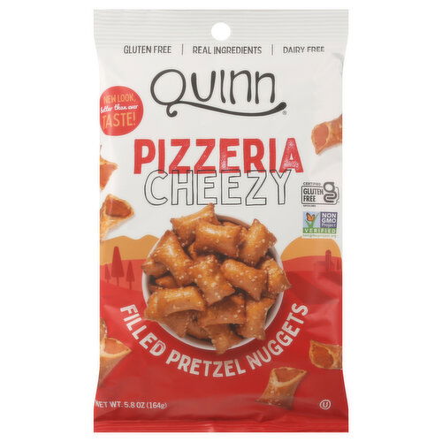 Quinn Pretzel Nuggets, Pizzeria Cheezy, Filled