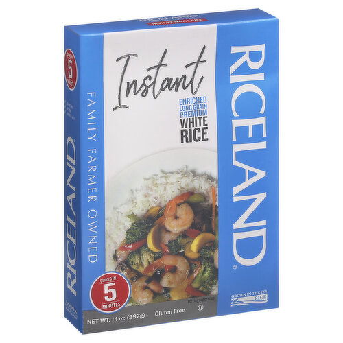 Riceland White Rice, Instant