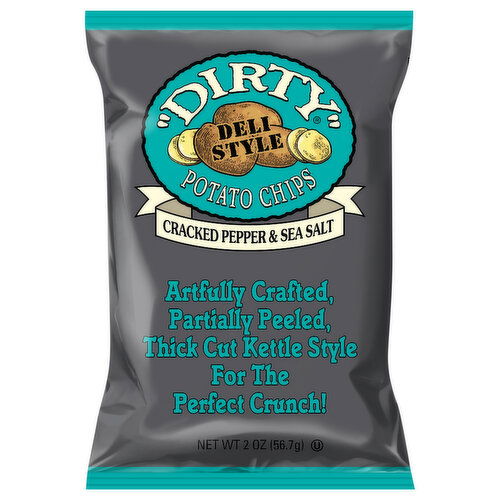 Dirty Deli Style Cracked Pepper & Sea Salt Potato Chips