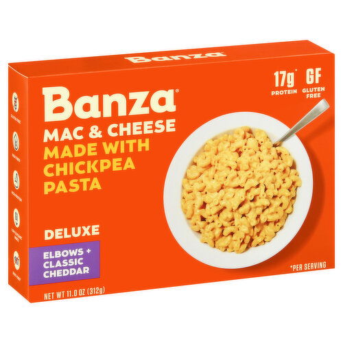 Banza Mac & Cheese, Elbows + Classic Cheddar