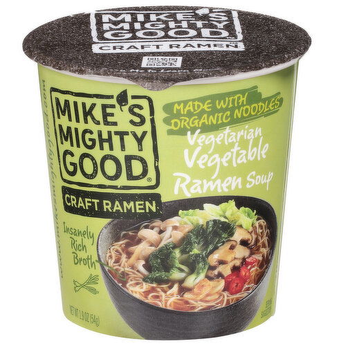 Mike's Mighty Good Ramen Soup, Vegetarian Vegetable