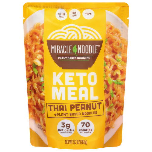 Miracle Noodle Keto Meal, Thai Peanut