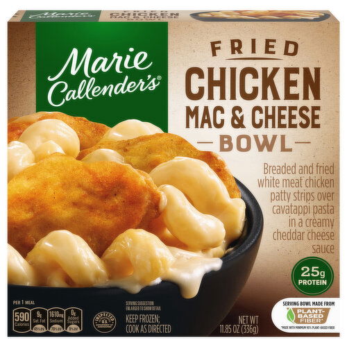 Marie Callender's Fried Chicken Mac and Cheese Bowl, Frozen Meal