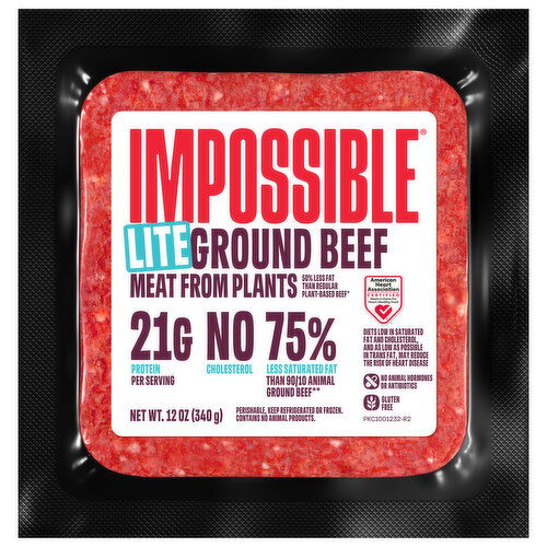 Impossible Ground Beef, Lite