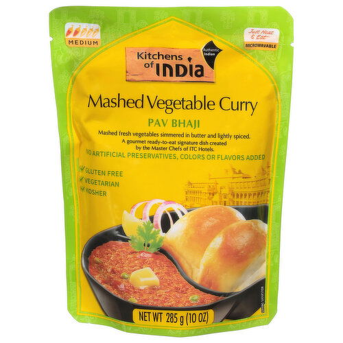 Kitchens of India Pav Bhaji Medium Mashed Vegetable Curry