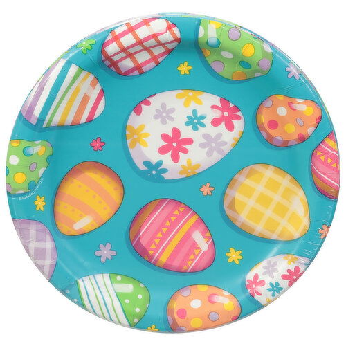 Party Creations Plates, Happy Eggster