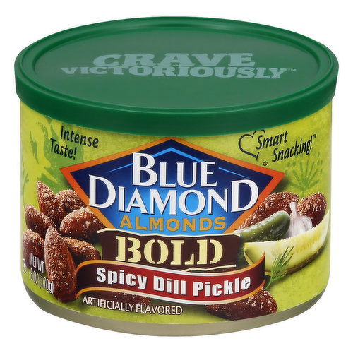 Blue Diamond Almonds, Bold, Spicy Dill Pickle