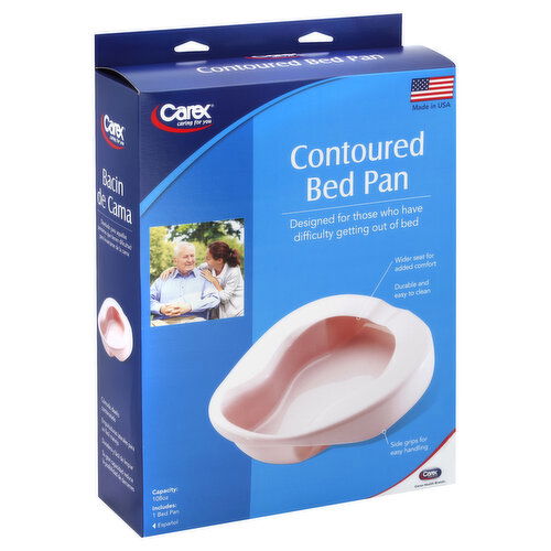 Carex Bed Pan, Contoured