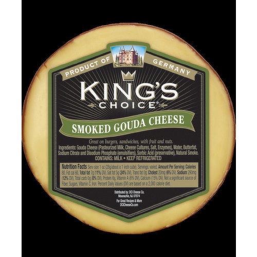 King' Choice Smoked Gouda Cheese