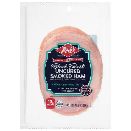 Dietz & Watson Ham, Smoked, Uncured, Black Forest