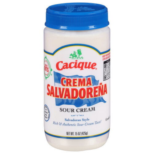 Cacique Salvadoran Style Crema Salvadorena Sour Cream