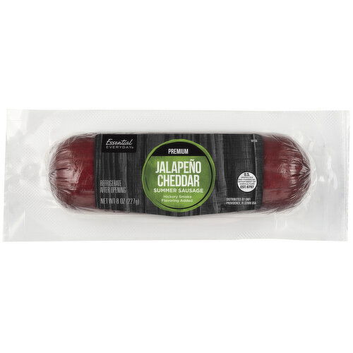 Essential Everyday Summer Sausage, Jalapeno