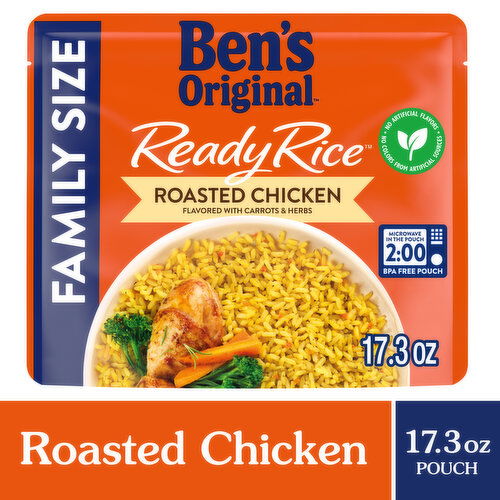 Ben's Original Ready Rice Rice, Roasted Chicken, Family Size