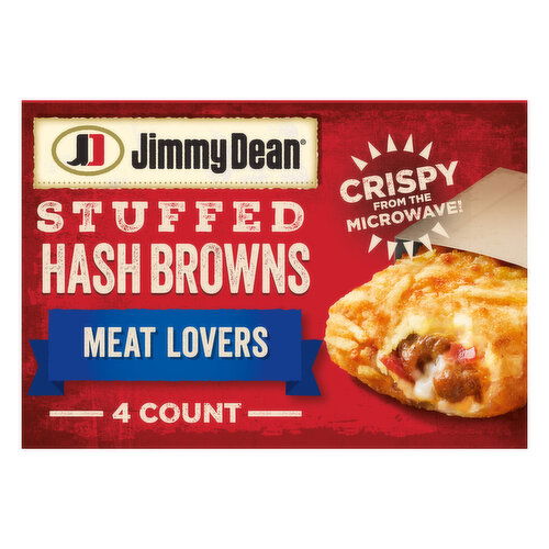 Jimmy Dean Stuffed Hash Browns Meat Lovers Frozen Breakfast