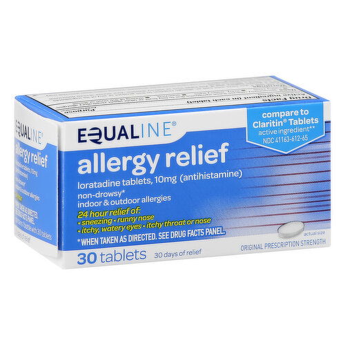 Equaline Allergy Relief, Original Prescription Strength, Tablets