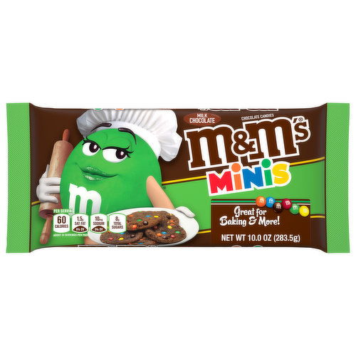 M&M's Chocolate Candies, Milk Chocolate, Minis