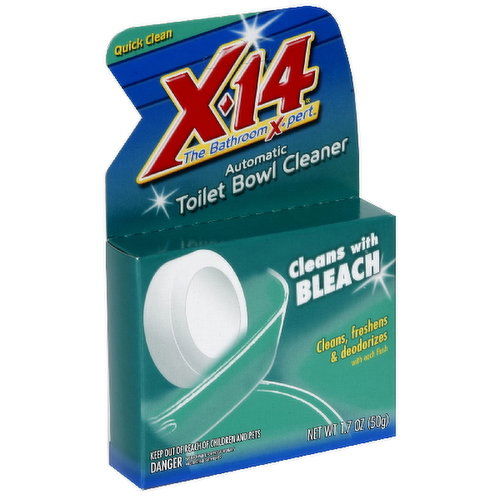 X-14 Automatic Toilet Bowl Cleaner, with Bleach