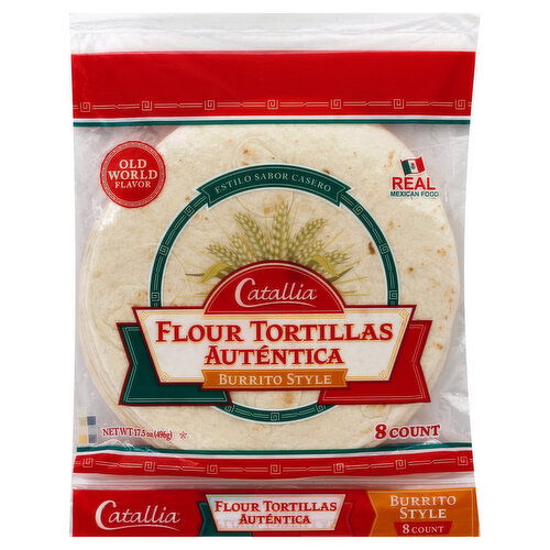 Catallia Tortillas, Flour, Burrito Style