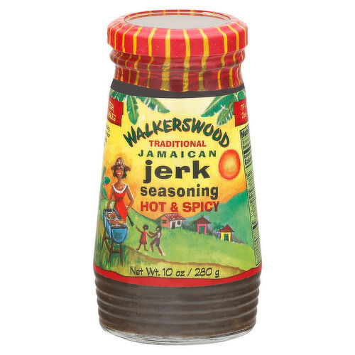 Walkerswood Jerk Seasoning, Traditional, Jamaican, Hot & Spicy