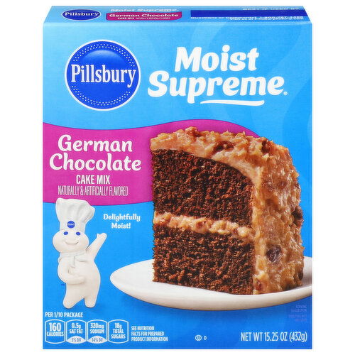 Pillsbury Moist Supreme Cake Mix, German Chocolate