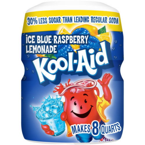 Kool-Aid Sugar-Sweetened Blue Raspberry Lemonade Artificially Flavored Powdered Soft Drink Mix