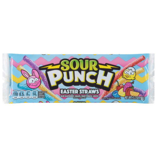 Sour Punch Candy, Easter Straws