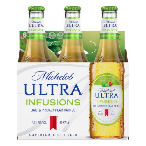 Michelob Ultra Infusions Lime & Prickly Pear Cactus Beer