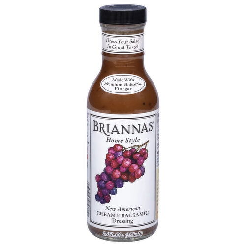 Briannas Home Style New American Creamy Balsamic Dressing