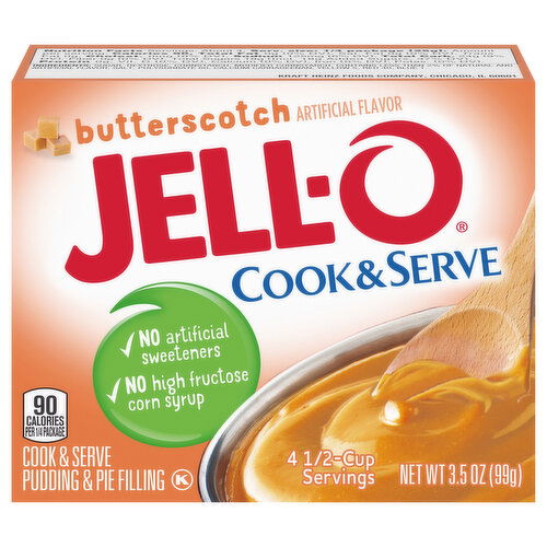 Jell-O Butterscotch Pudding & Pie Filling Mix