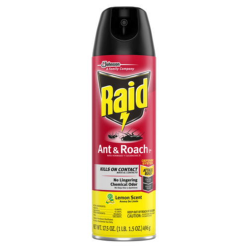 Raid Ant & Roach Killer 26, Lemon Scent