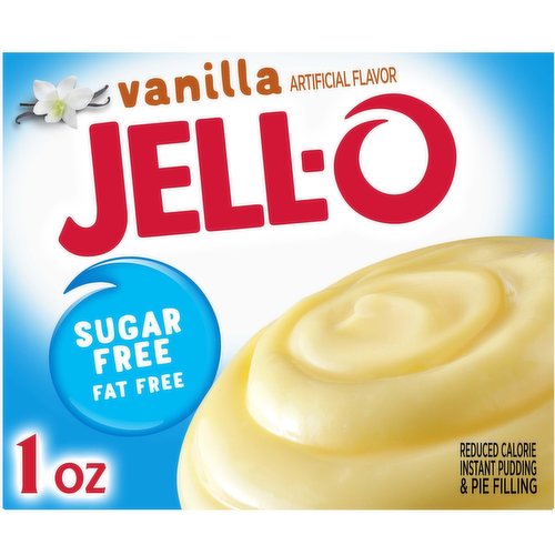 Jell-O Vanilla Sugar Free & Fat Free Instant Pudding & Pie Filling Mix