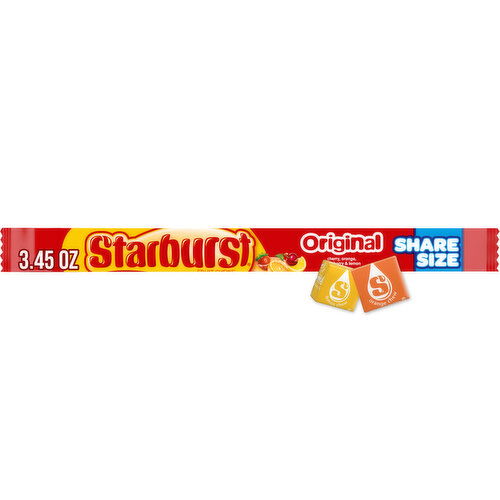 Starburst STARBURST Original Fruit Chews Chewy Candy, Share Size, 3.45 oz