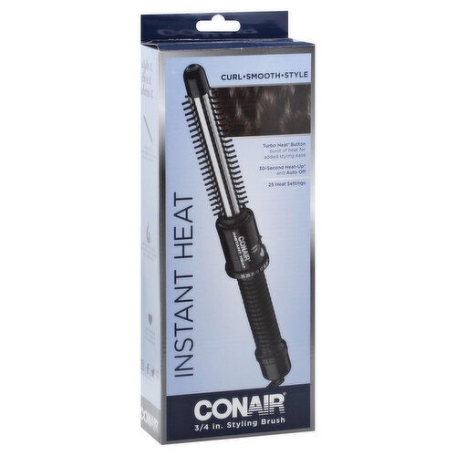 conair Styling Brush, Instant Heat, 3/4 Inches