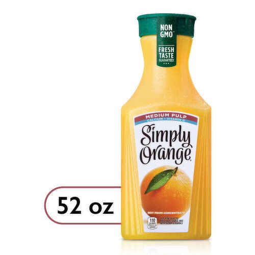 Simply  Orange Medium Pulp Orange Juice With Calcium And Vitamin D