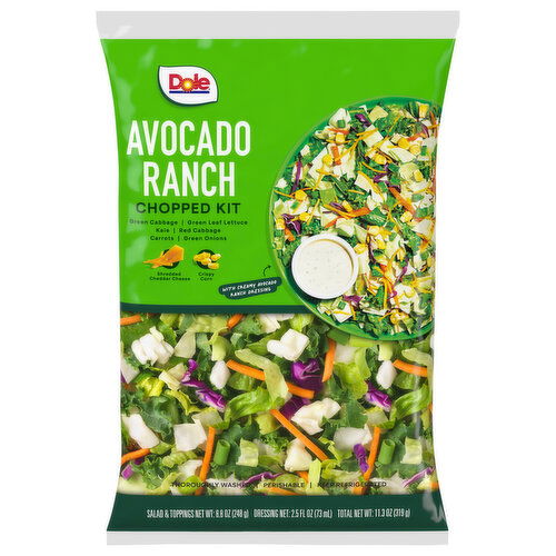 Dole Avocado Ranch Chopped Kit