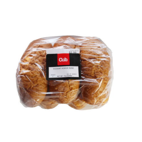 Cub Bakery White Hoagie Buns