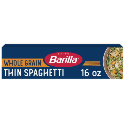 Barilla Whole Grain Thin Spaghetti Pasta