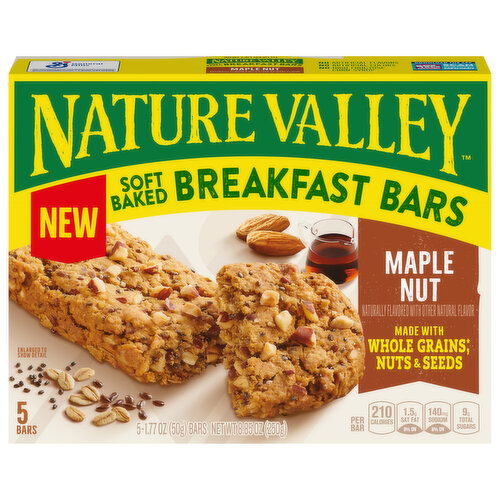 Nature Valley Soft Baked Maple Nut Breakfast Bars