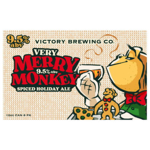 Victory Brewing Co Spiced Holiday Ale Very Merry Monkey Beer