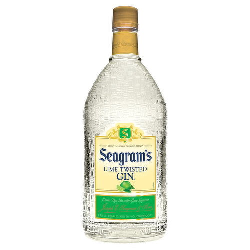 Seagram's Gin, Lime Twisted