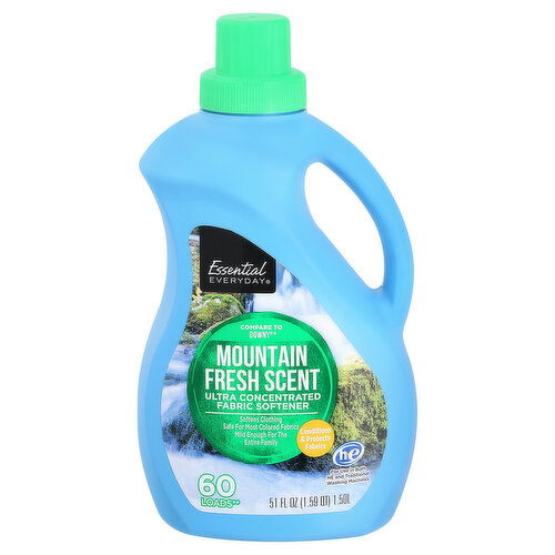 Essential Everyday Fabric Softener, Ultra Concentrated, Mountain Fresh Scent